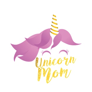 Unicorn Mom Mothers Day Gifts Baby Shower Party T-Shirt