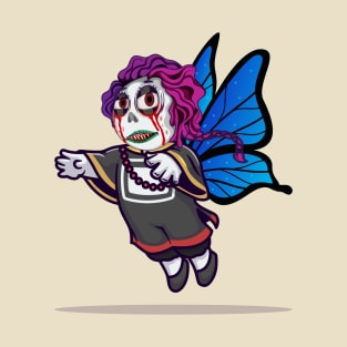 cute zombies butterfly T-Shirt