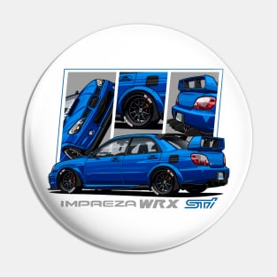 Impreza WRX STI Hawkeye, JDM Car Pin