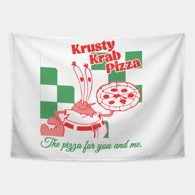 Krusty Krab Pizza Tapestry by artbooming