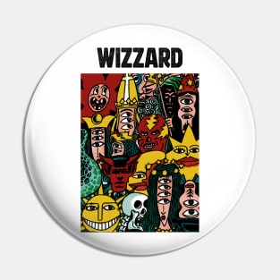 Monsters Party of Wizzard Pin