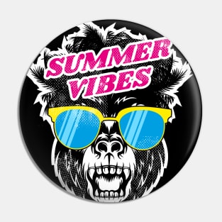 Gorilla Summer Pin