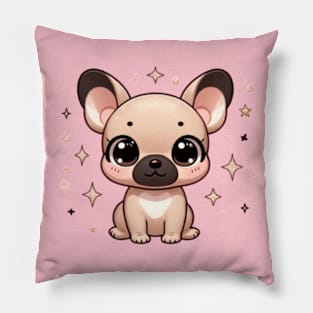 Bulldog French Kawaii Pillow