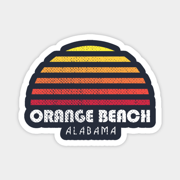 Orange Beach Alabama Magnet by PodDesignShop