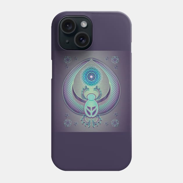 Scarab at Twilight Phone Case by TrishAbyss