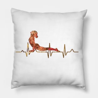 yoga poses meditation namaste Pillow