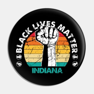 Indiana black lives matter political protest Pin