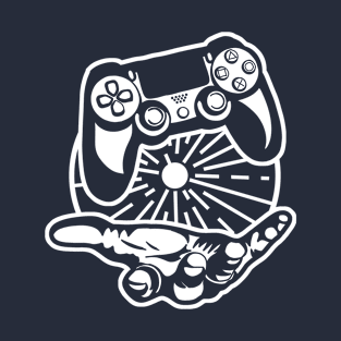 Gamer Holding Controller T-Shirt