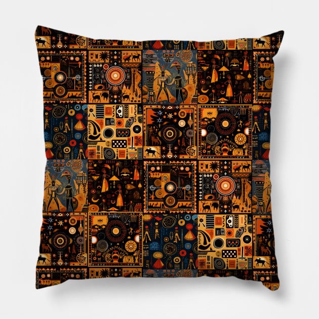 African Tshirt Pillow by Abelfashion