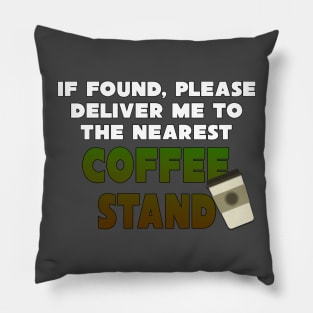 Coffee Stand Pillow