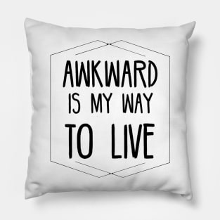 Awkward funny Pillow