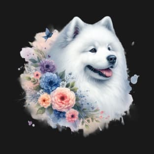 colorful samoyed dog T-Shirt