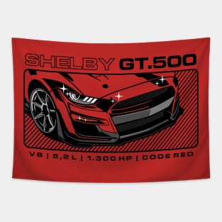 SHELBY GT500 CODE RED Tapestry