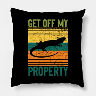 Retro Salamander Pillow