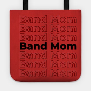 Band Mom Typography Text Tote