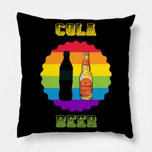Retro Cola Beer Vintage Pillow