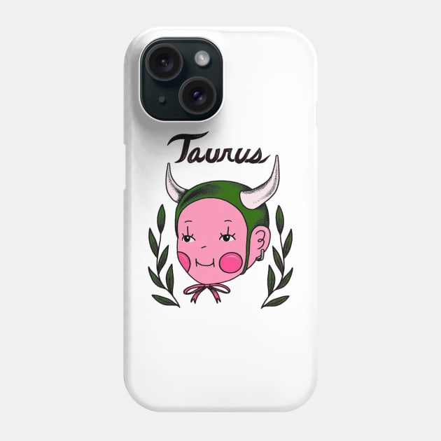 Taurus Phone Case by 2 putt duds