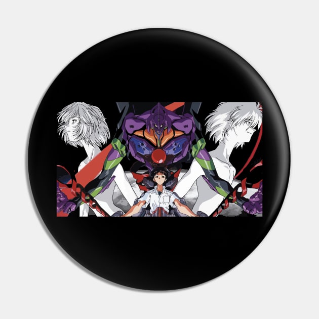 Evangelion-Poster Pin by Koburastyle