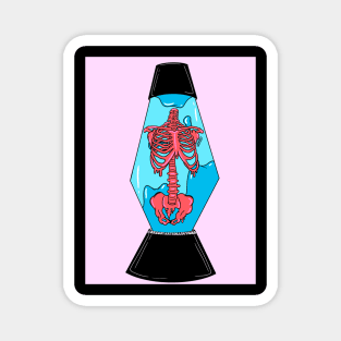 Rib Cage Lava Lamp Magnet