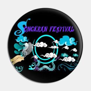 water festival songkran fun happy Thailand Pin