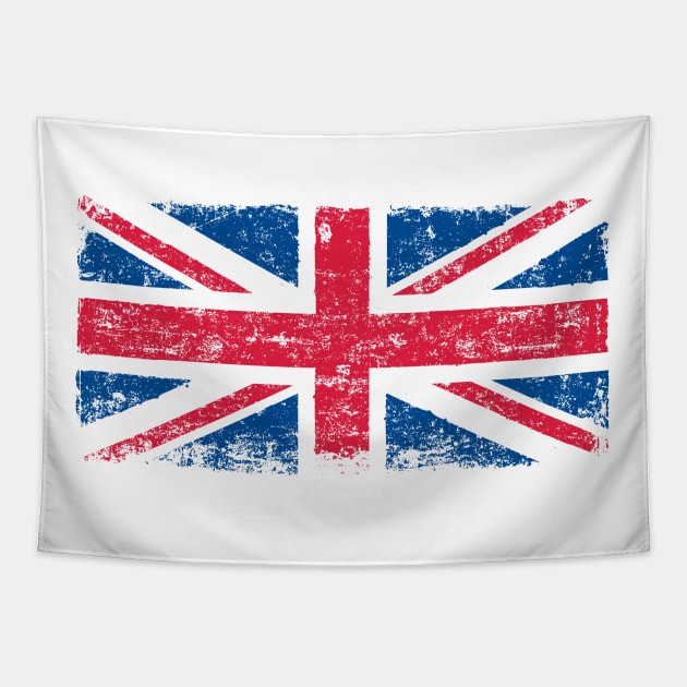 Grunge Union Jack Tapestry by StefanAlfonso