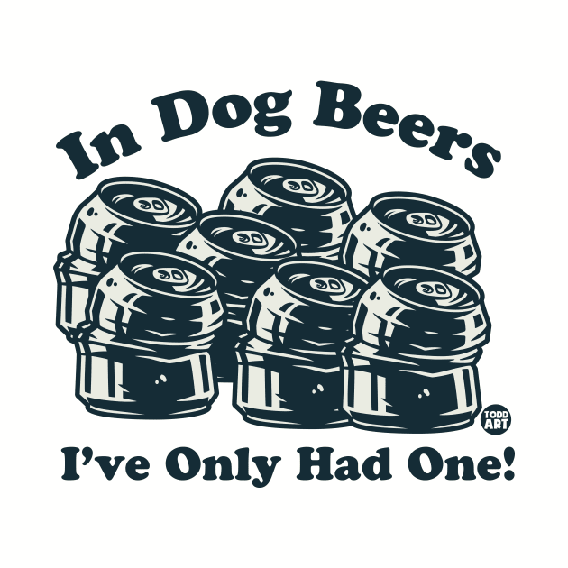 dog beers by toddgoldmanart