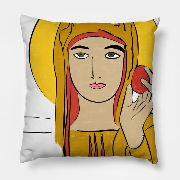 Mary Magdalene Pillow by moanlisa