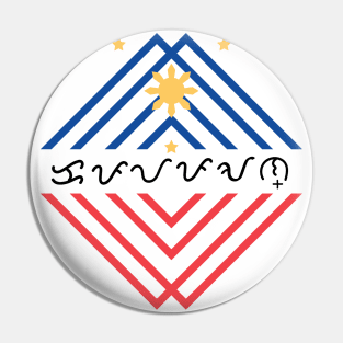 Baybayin word Kapayapaan (Peace) Pin