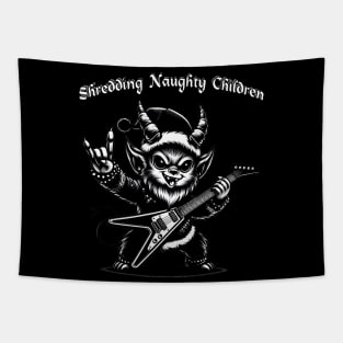 Cute and Metalhead Krampus Tapestry