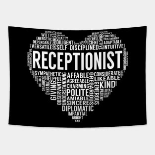 Receptionist Heart Tapestry