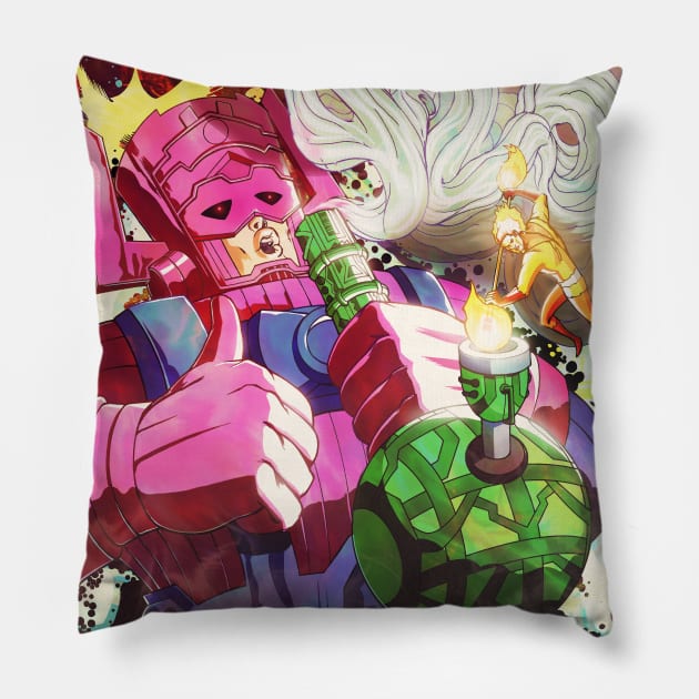 Galactus Hunger Pillow by m7781