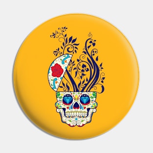 Happy Skull Pin