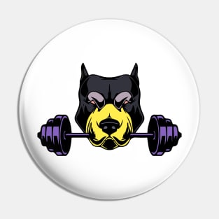 Dog Carrying Dumbell Pin