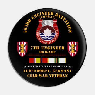 563rd Engineer Bn, 7th Eng Bde, Ludendorff, Germany w COLD SVC X 300 Pin