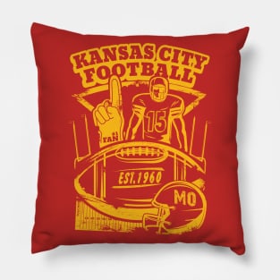 Kansas City Retro Vintage KC Football Missouri 2021 Gift Pillow