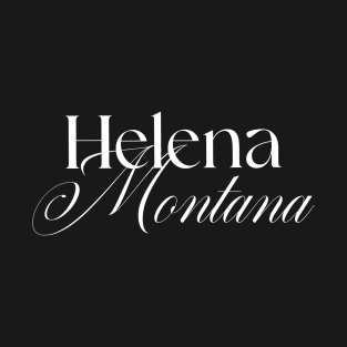 Helena Montana word design T-Shirt