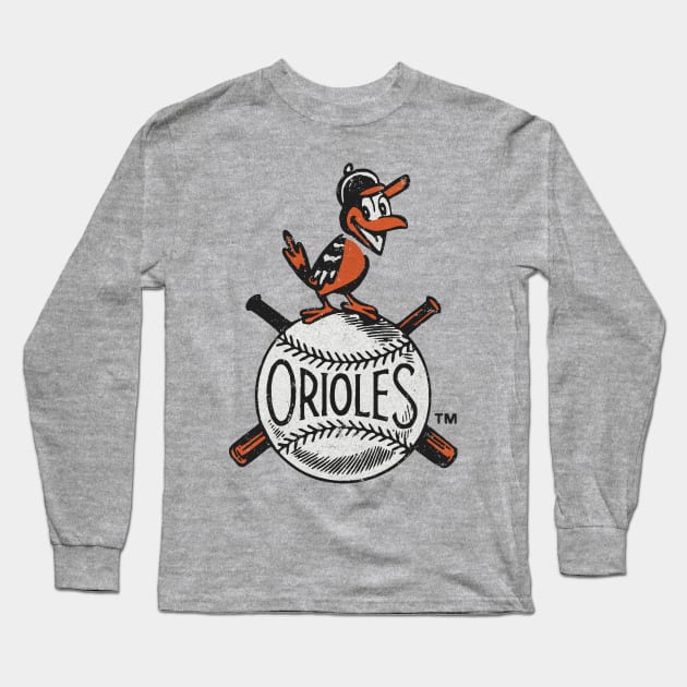 Vintage Baltimore orioles - Baltimore Orioles - Long Sleeve T