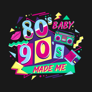 1980s 1990s Retro 90s 80s Baby Vintage T-Shirt