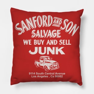 Sanford & Son We Buy & Sell Junk Distressed Pillow