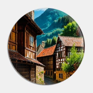 Gorgeous German Towne in the Middle Ages Pin