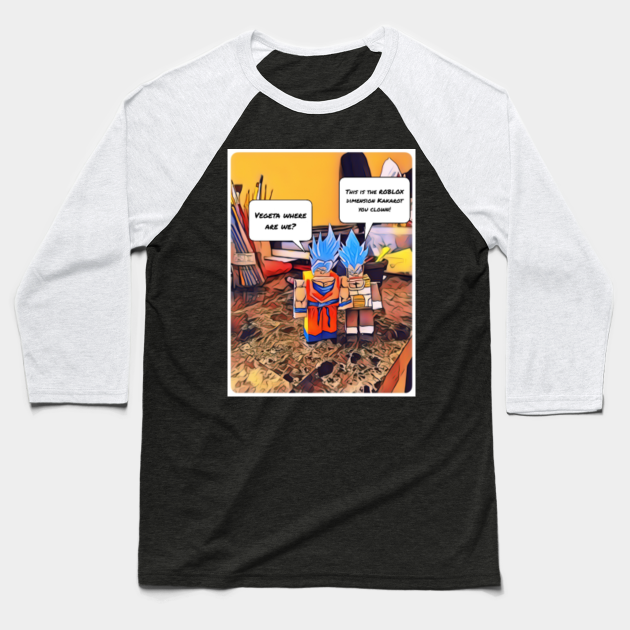 Dbz Roblox Dbz Baseball T Shirt Teepublic