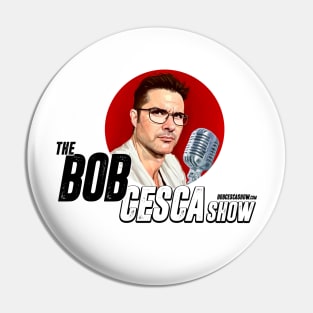 The Bob Cesca Show Official Logo T-shirts Mugs Hoodies Funny Political Podcast Pin