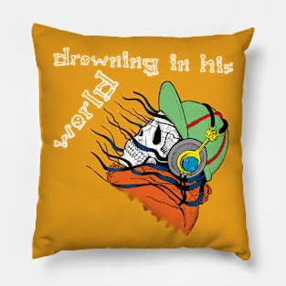 drown in music Pillow