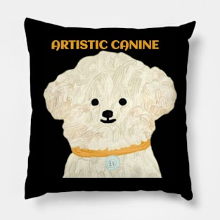 Artistic Canine Pillow