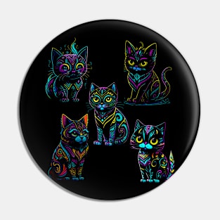Cats "Alebrijes" Pin