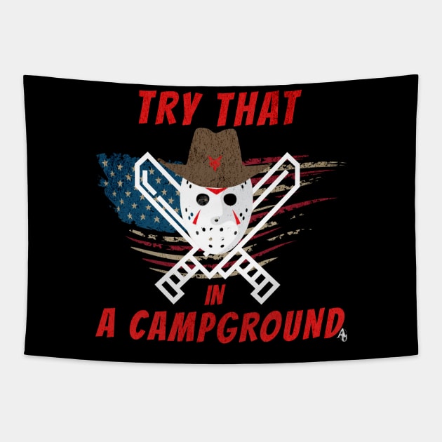 Campground Tapestry by anarchyunion
