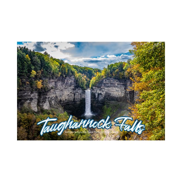 Taughannock Falls Tompkins County New York by Gestalt Imagery