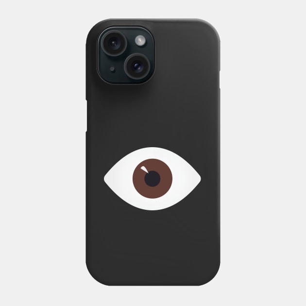 eye of brown Phone Case by directdesign