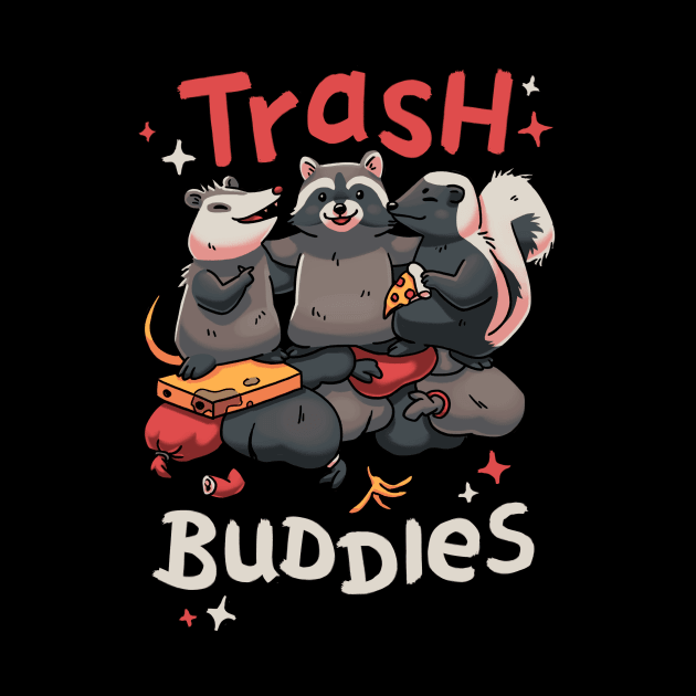 Trash buddies animal best friends by Geekydog