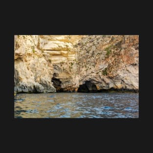 Rocky edges near Blue Grotto, Malta T-Shirt